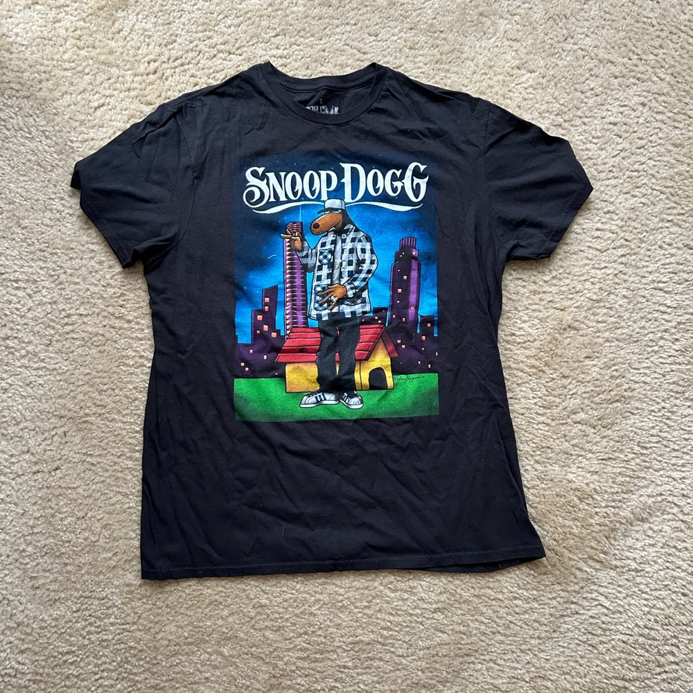 Snoop Dogg Graphic T-Shirt - Black